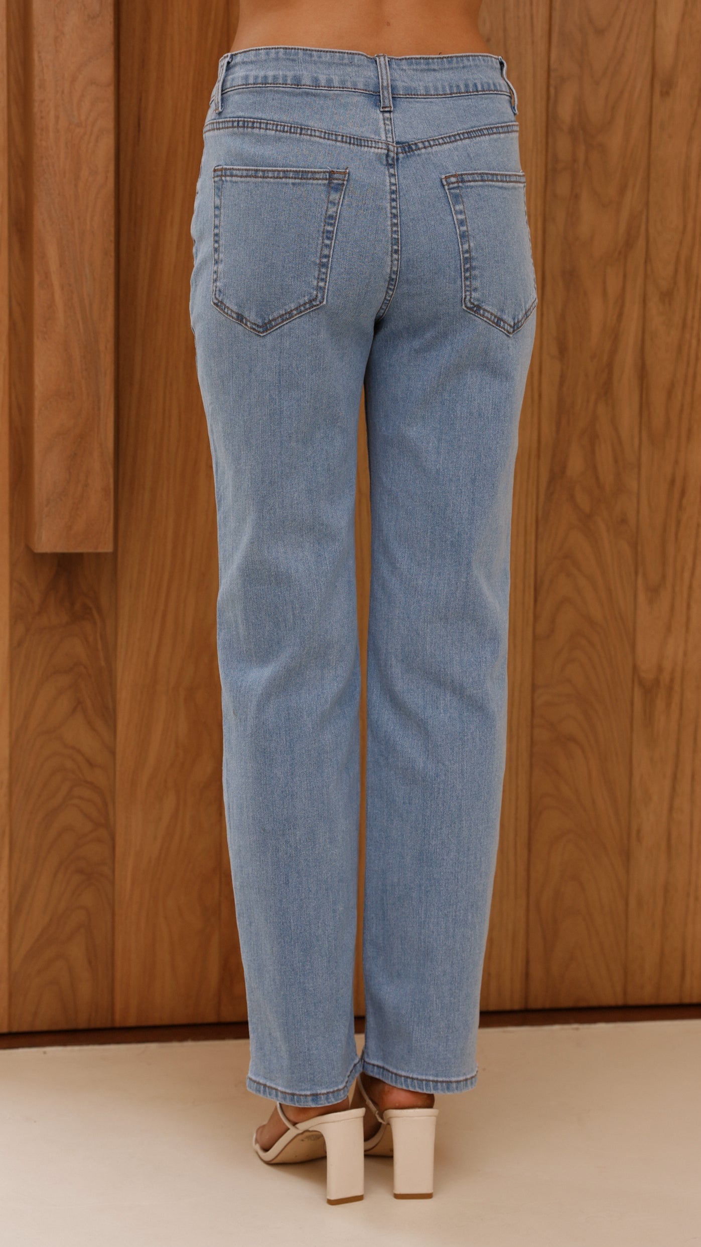 Alley Jeans Women's Mid Wash Denim Jeans - Comfortable Stretch Skinny Jeans for Casual Wear & Everyday Outfits