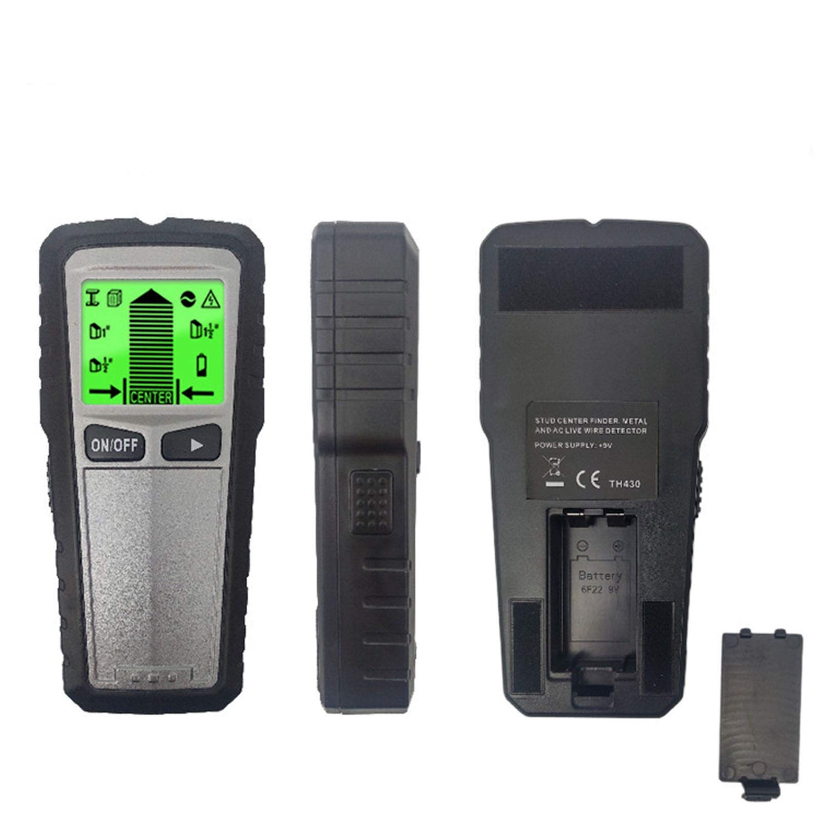 5-in-1 Smart Electronic Wall Scanner & Metal Detector - Stud Finder, Nail Locator for Wood, Gold, Coin & Treasure Detection | Perfect for Home Renovation, Construction & Metal Hunting