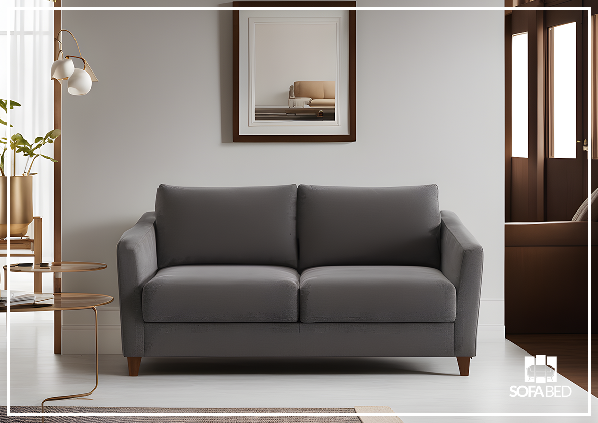 Custom Luonto Monika Fabric Sleeper Sofa - Handmade to Order | Convertible Couch Bed for Small Spaces & Guest Rooms | Perfect for Apartments, Dorms & Home Offices