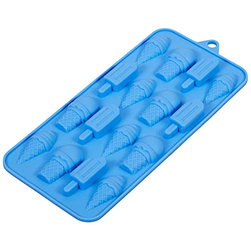 Premium Silicone Ice Cream & Popsicle Candy Mold - 16 Cavities for DIY Desserts, Chocolate Making, Baking & Party Treats