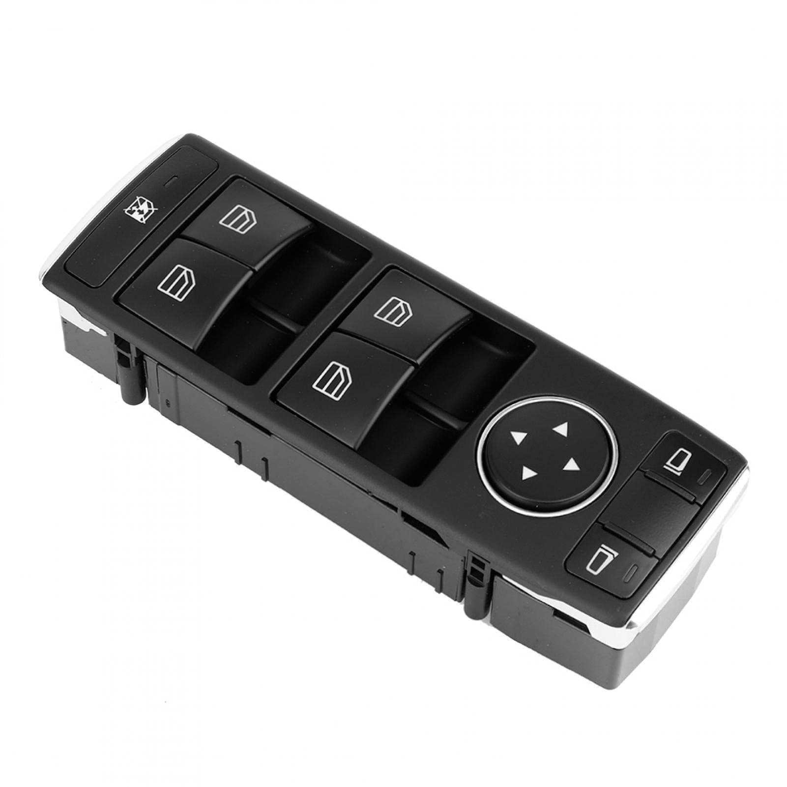 Premium Power Window Switch - 1Pc Black ABS Plastic Master Control Switch Compatible with Mercedes W204 (A2049055302) | Durable Auto Window Regulator Replacement for Smooth Operation | Ideal for Car Window Repair & Upgrade