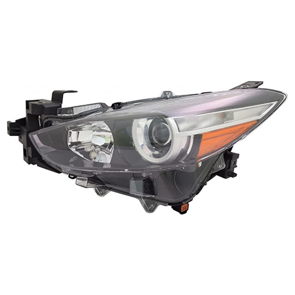 2017-2018 Mazda 3 Driver Side Headlight Replacement - Compatible with MA2502149 & BABF-51-0L0D - Perfect for Night Driving and Foggy Conditions