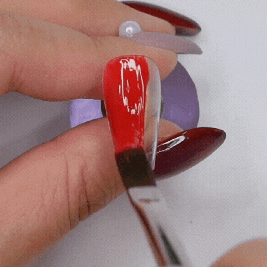 Kokoist Professional Medium Flat Nail Art Brush for Gel Polish & Acrylic Nails - Perfect for Salon, Home Manicures & Nail Art Designs