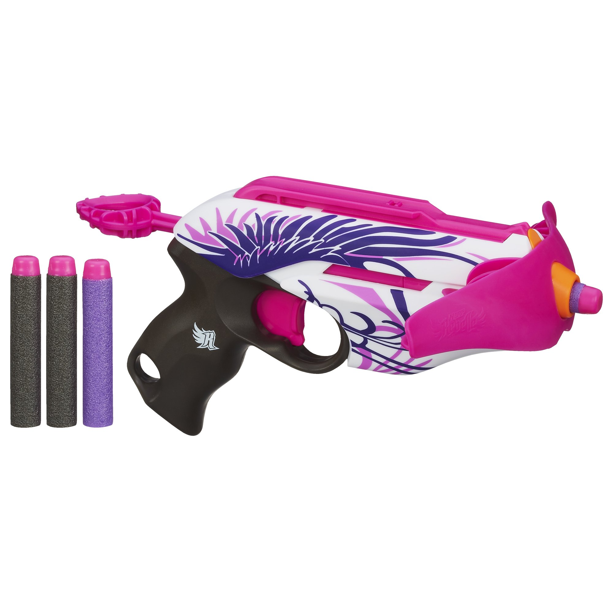 Nerf Rebelle Pink Crush Blaster - Amazon Exclusive Toy Gun for Girls | Outdoor Games, Birthday Gifts & Nerf Battles
