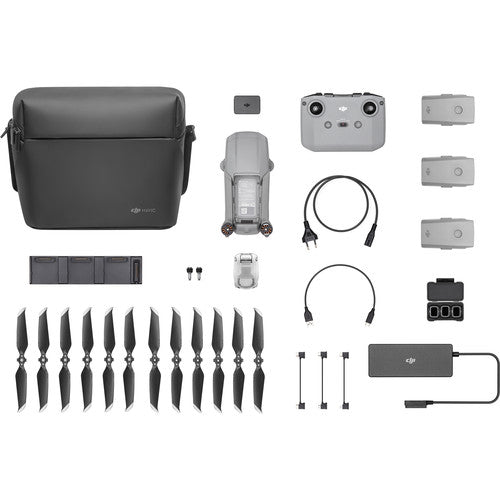DJI Mavic Air 2 Fly More Combo - 4K Drone with 3-Axis Gimbal, 34 Min Flight Time, 10km HD Video Transmission - Perfect for Aerial Photography, Travel Vlogging & Outdoor Adventures