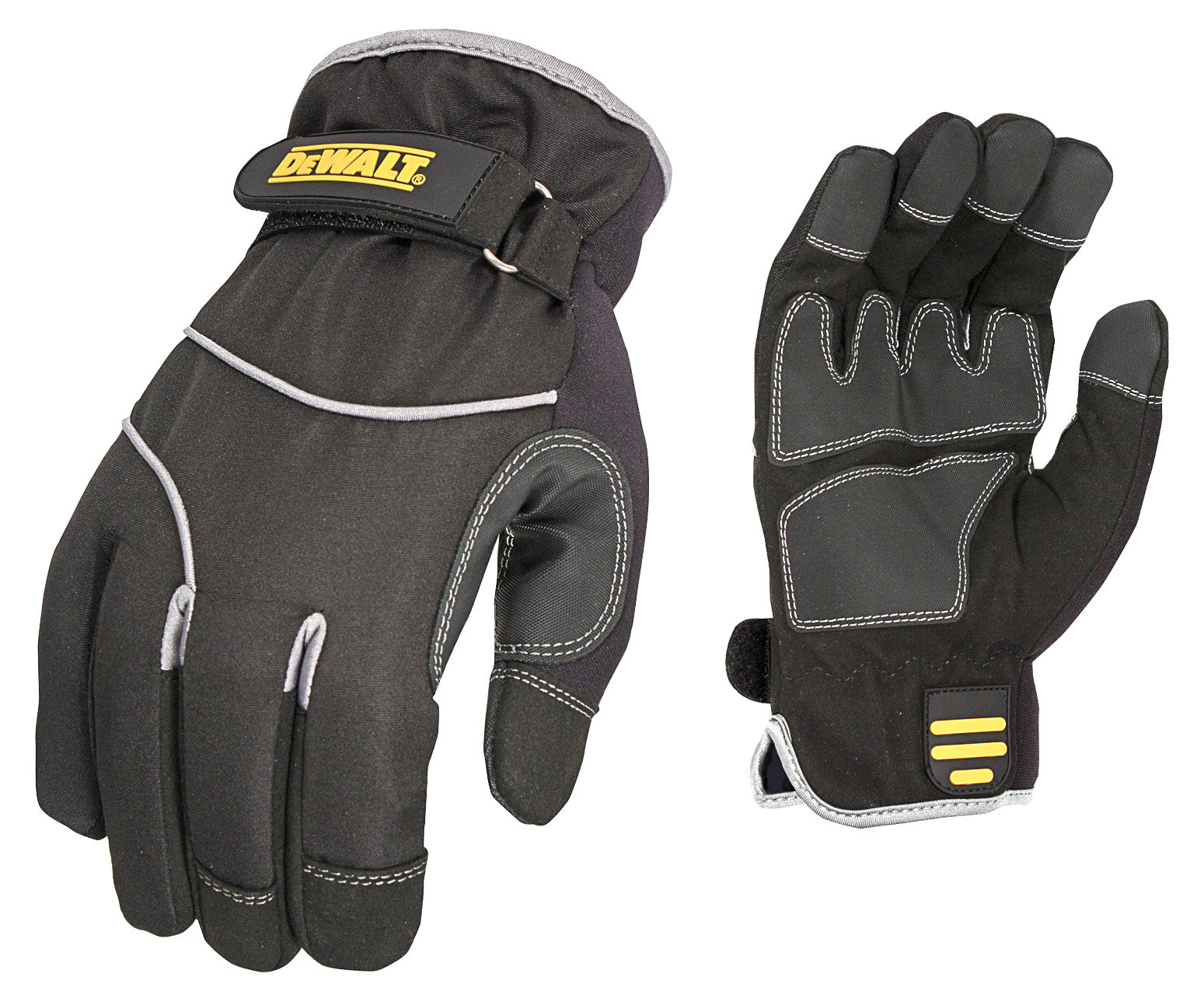 DEWALT DPG748 Cold Weather Work Gloves - Windproof & Water Resistant for Construction, Outdoor Jobs & Winter Activities - Heavy Duty Safety Gloves for Men & Women