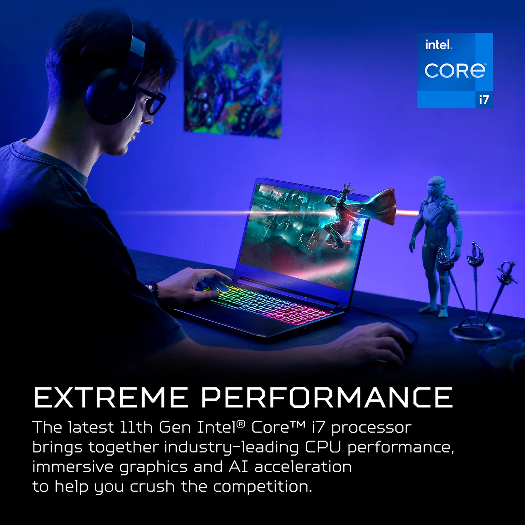 Acer Predator Helios 300 Gaming Laptop - RTX 3060, i7-11800H, 144Hz Display for Pro Gaming & Streaming