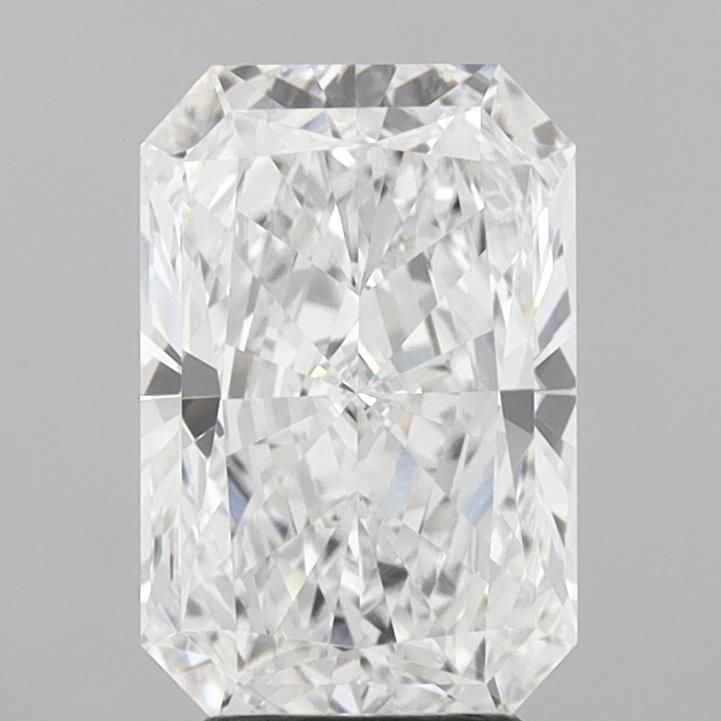 3.56 Carat D Color VVS2 Clarity Radiant Cut Lab-Grown Diamond for Engagement Rings & Fine Jewelry