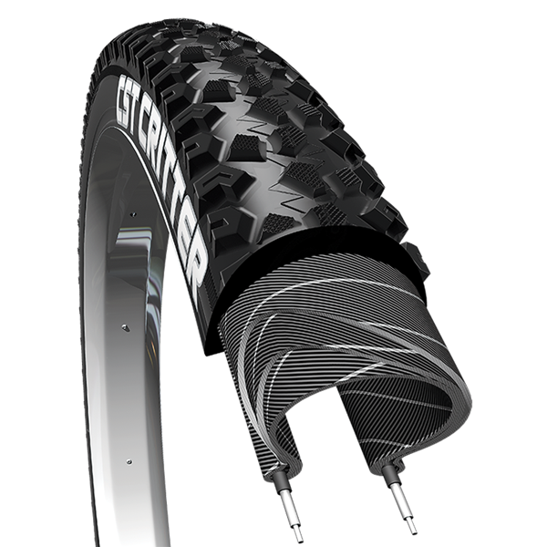 Critter 26 x 2.1 Bike Tires - Premium Mountain Bike Tires for All-Terrain Cycling | Perfect for Trail Riding, Commuting & Off-Road Adventures