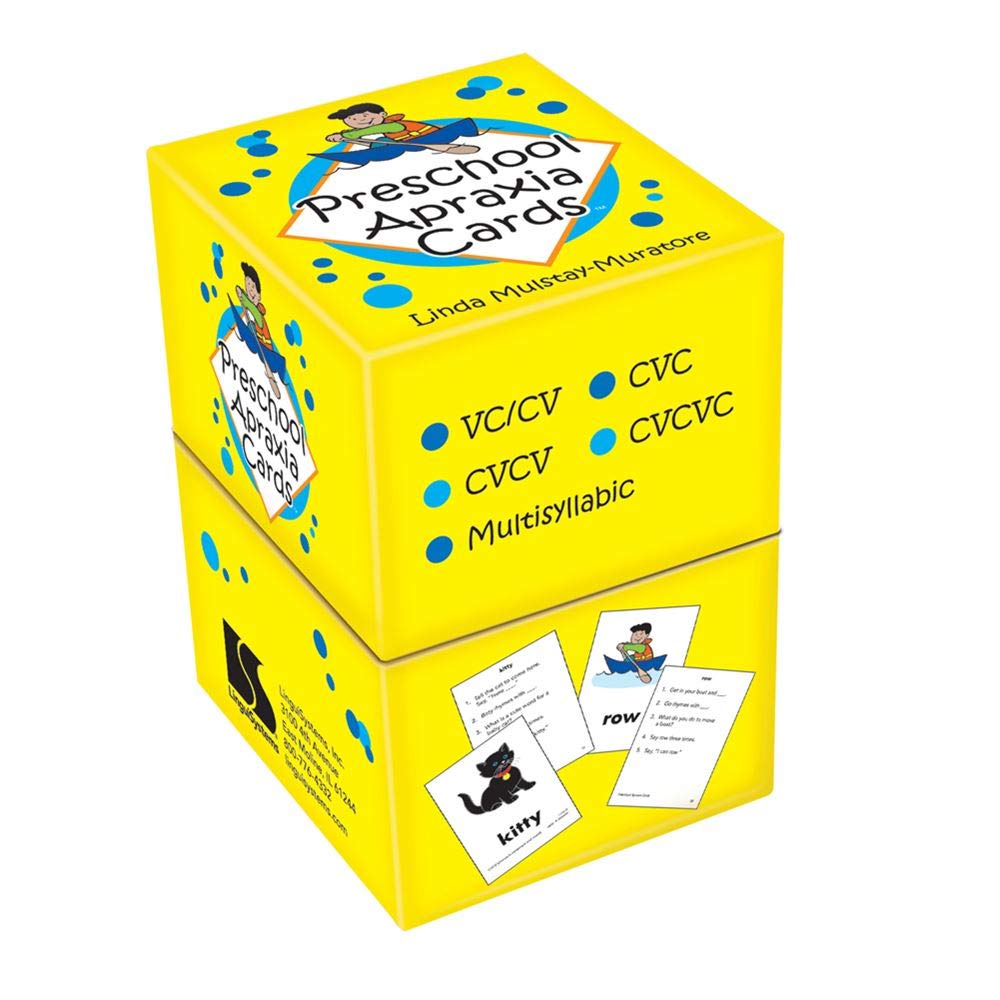 Speech Therapy Cards for Preschoolers - Apraxia Learning Flashcards for Kids | Improve Communication Skills at Home & School