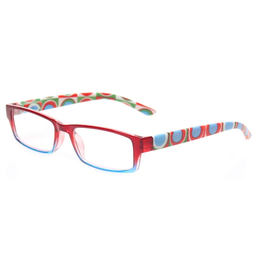 Kerecsen 4 Pack Reading Glasses for Women & Men - Lightweight Spring Hinge Readers with Clear Vision (1.0-3.5 Magnification) - Perfect for Reading, Working, and Computer Use