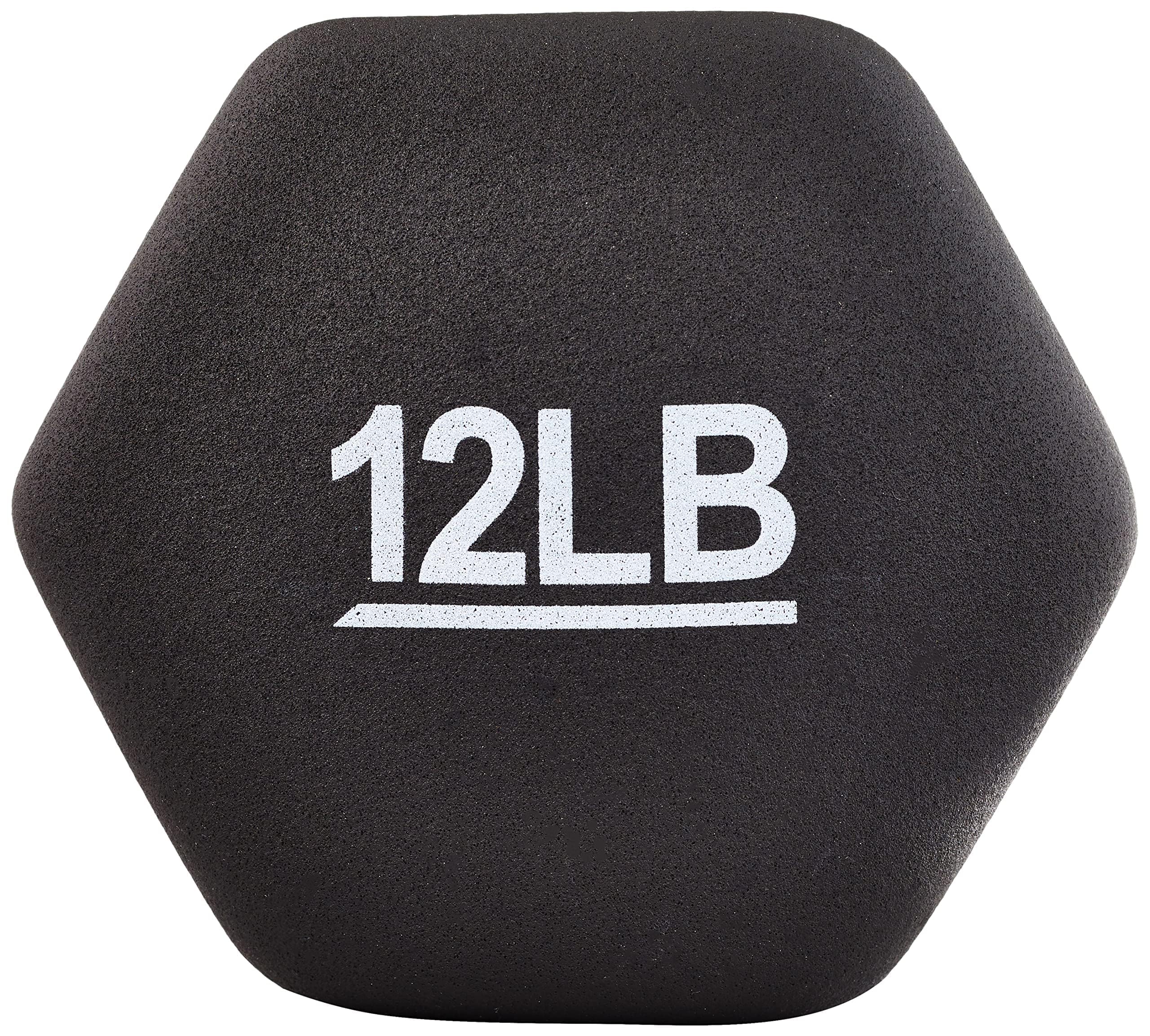 Amazon Basics Neoprene Dumbbell Hand Weights - 2/5/10/15/20 lbs Set for Home Gym, Strength Training & Fitness Workouts - Non-Slip Grip for Women & Men - Perfect for HIIT, Yoga & Weight Lifting