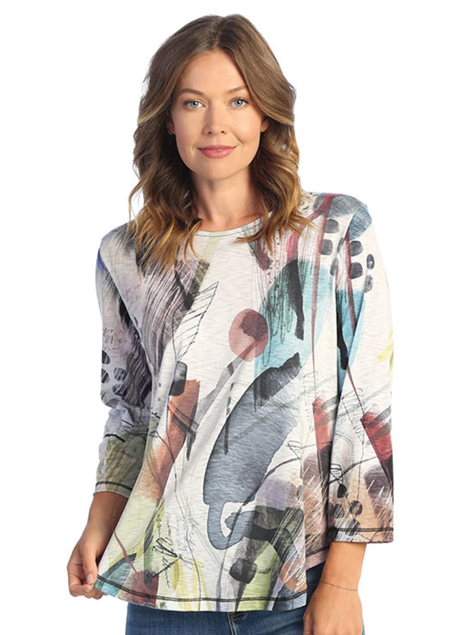 Jess & Jane Women's Sublimation Graphic T-Shirt - Soft Breathable Fabric for Casual Wear, Gym, Running & Everyday Outfits