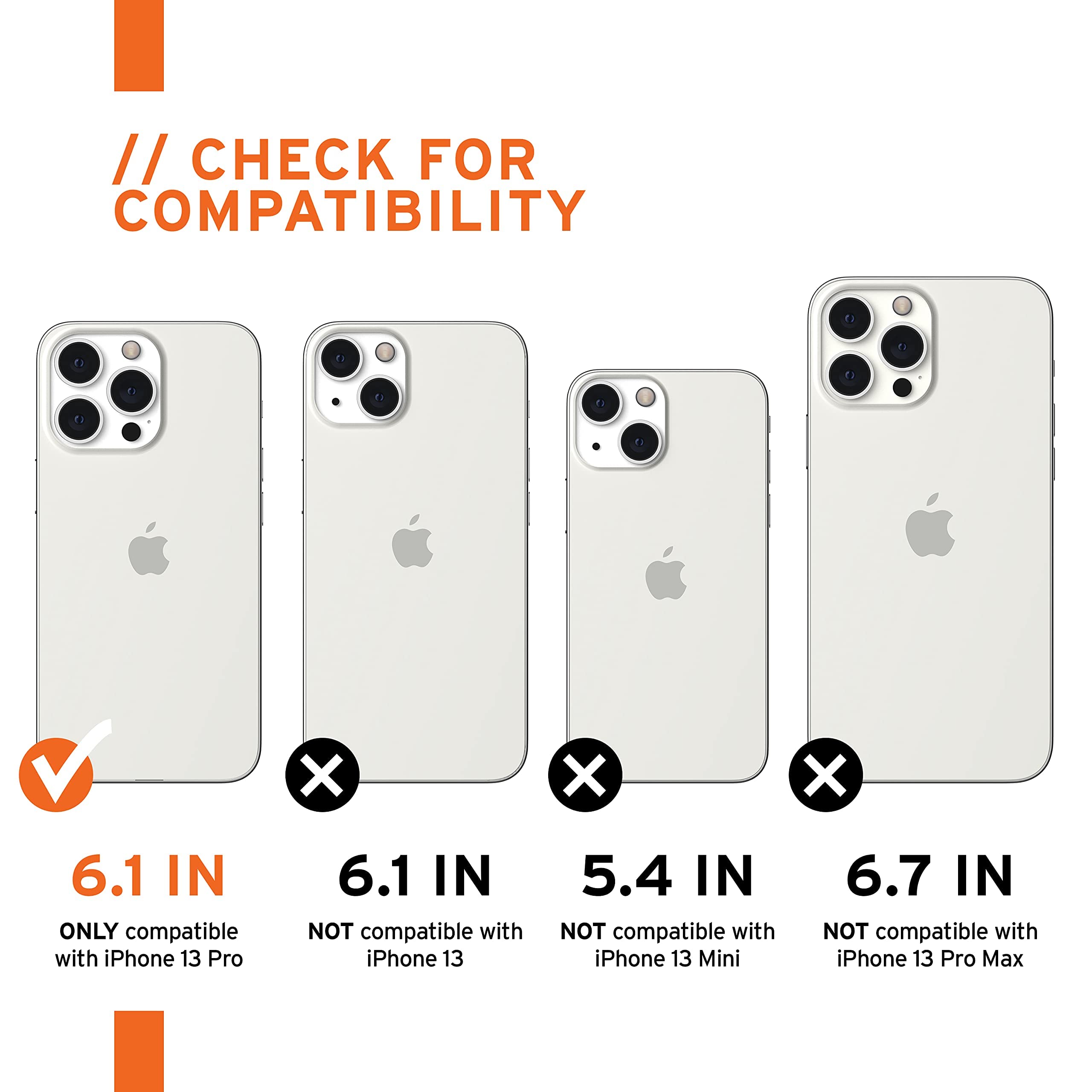URBAN ARMOR GEAR UAG Rugged iPhone 13 Pro Case - Kevlar Black, Slim & Lightweight Shockproof Cover with Premium Protection for 6.1 Inch Screen | Perfect for Outdoor Adventures, Construction Work & Active Lifestyles
