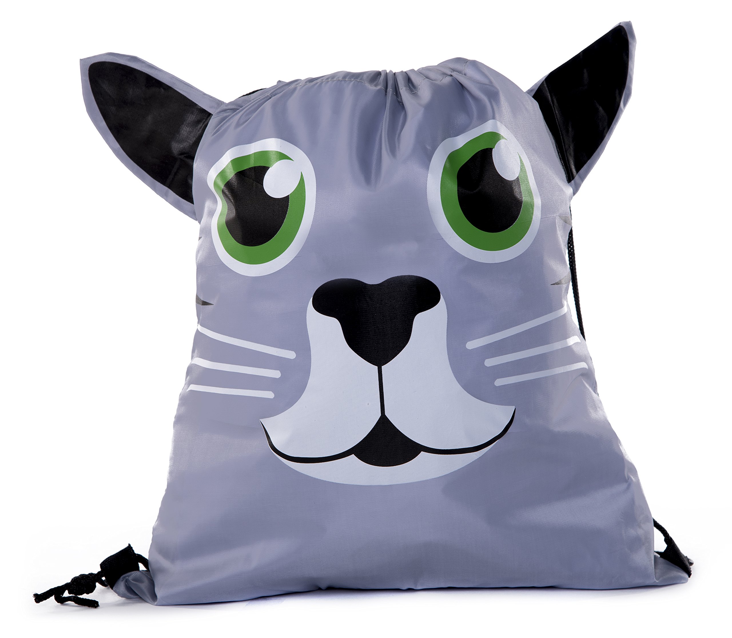 Animal Drawstring Backpacks for Kids - Mato & Hash Party Favor Bags | Birthday Party Goodie Bags, School Events & Holiday Treats | Perfect for Birthday Parties, Classroom Rewards & Halloween Treats