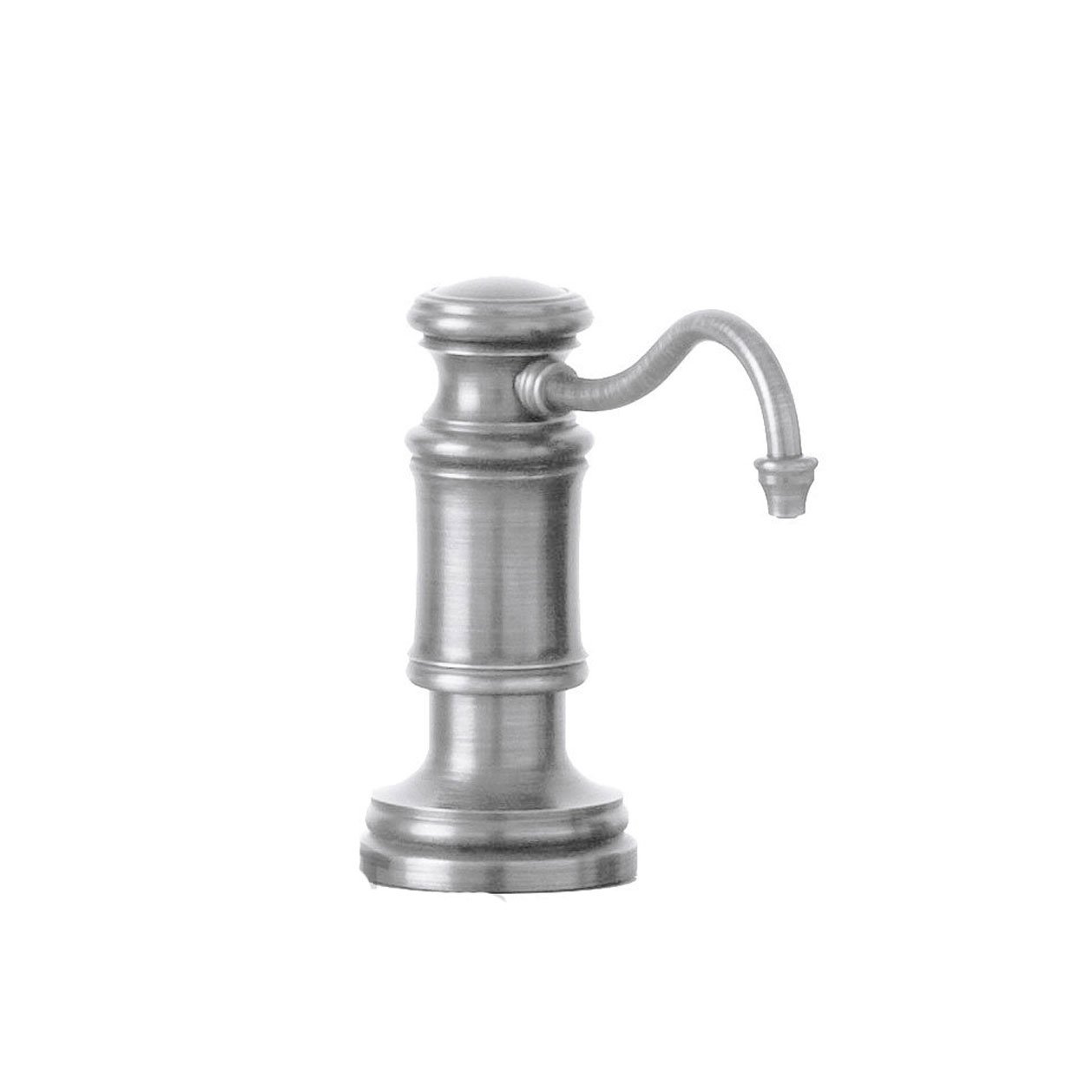 Waterstone 4060-CH Traditional Chrome Deck Mount Soap Dispenser - Perfect for Kitchen, Bathroom & Outdoor Sink Areas
