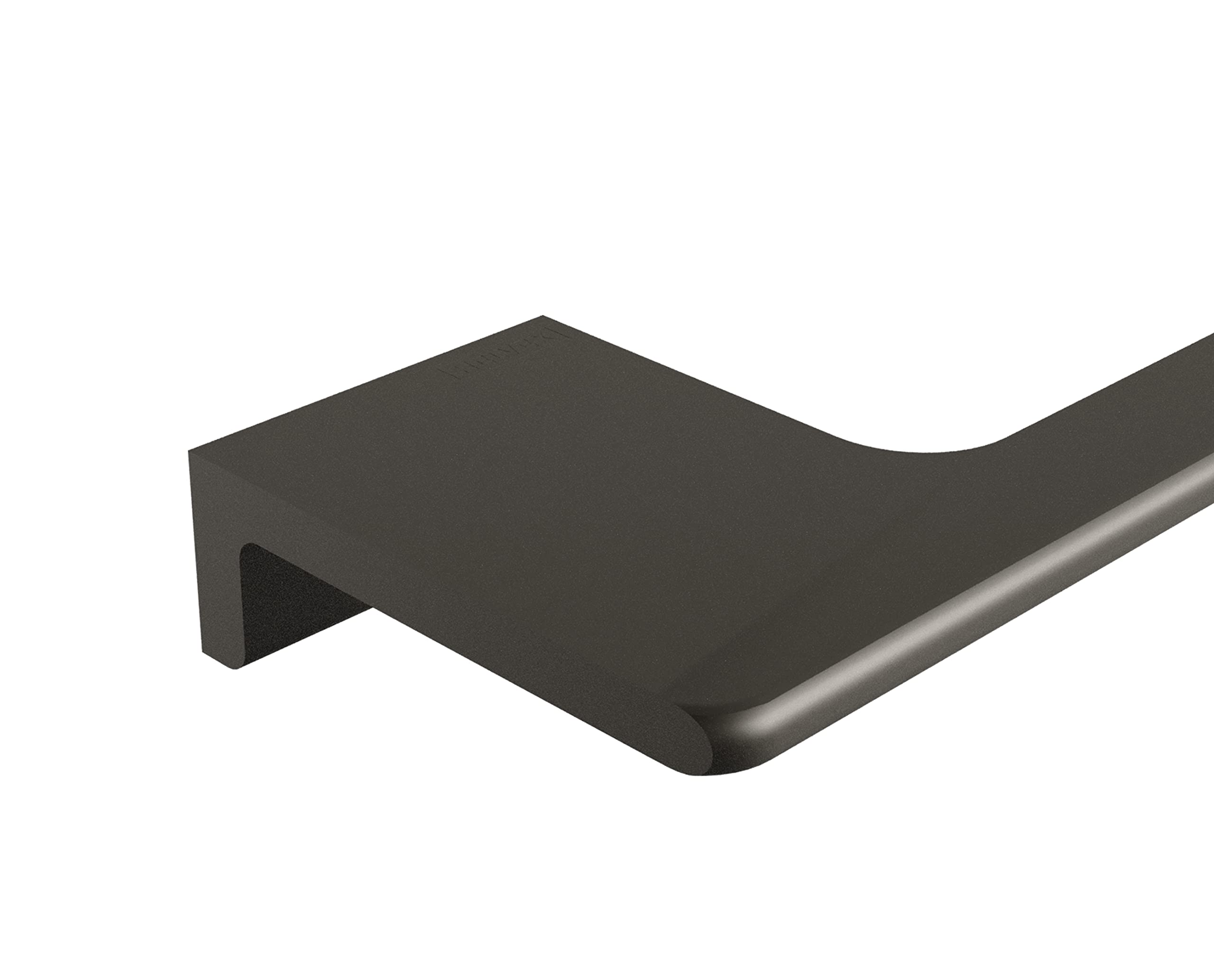 HELVEX Matte Black Small Towel Bar - Bathroom Towel Holder & Accessory Set - UACC-109-MB - Perfect for Modern Bathrooms & Powder Rooms