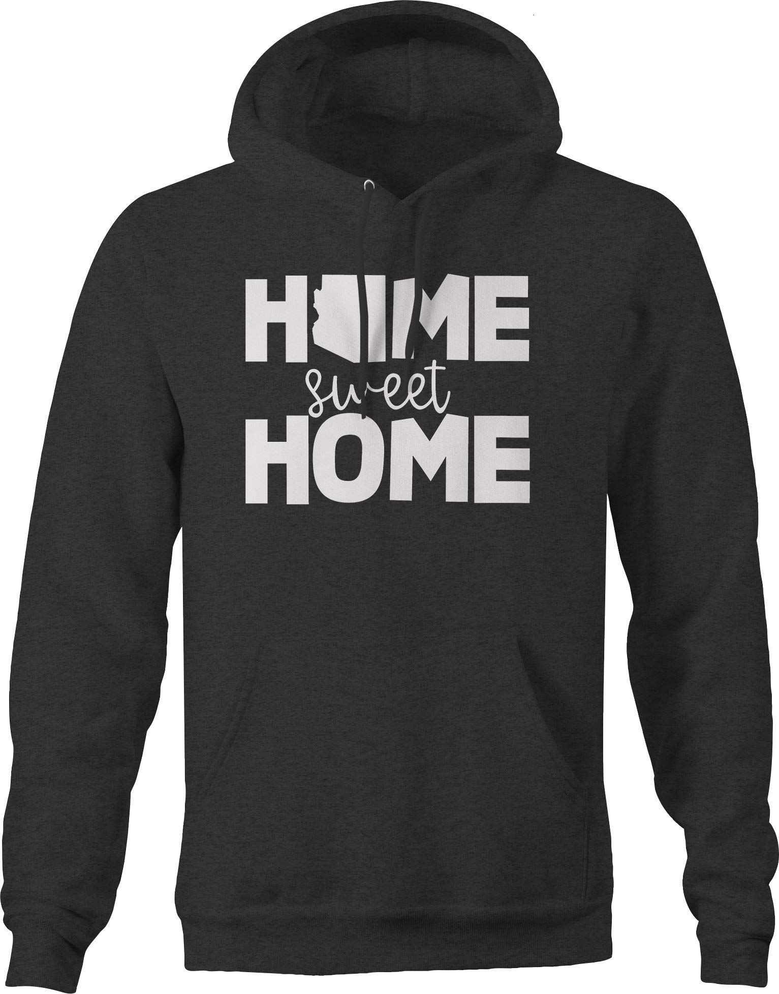 Arizona State Native Hometown Love Hoodie for Men - Dark Grey Sweatshirt | Cozy Pullover for Casual Wear, Outdoor Activities & Gifts