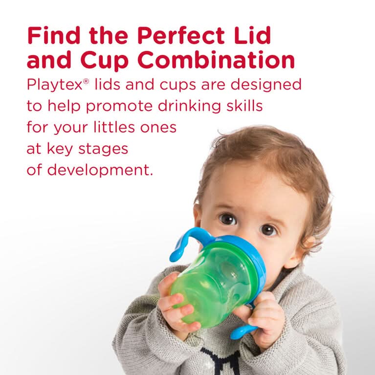 Playtex® Sipsters® Stage 1 Soft Spout Sippy Cup - 1 Pack, Pink | BPA-Free Baby Training Cup for Toddlers 6+ Months | Perfect for Home, Daycare & On-The-Go Use