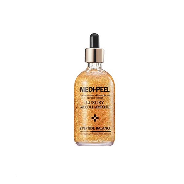 Medi Peel Luxury 24K Gold Ampoule Serum - Anti-Aging Facial Treatment for Glowing Skin | Perfect for Night Routine & Special Occasions