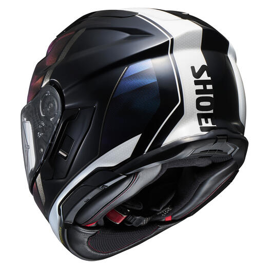 Shoei GT Air 3 Motorcycle Helmet - Black/White Matte Finish - DOT & ECE Certified - Lightweight & Aerodynamic Design for Touring & Commuting Riders