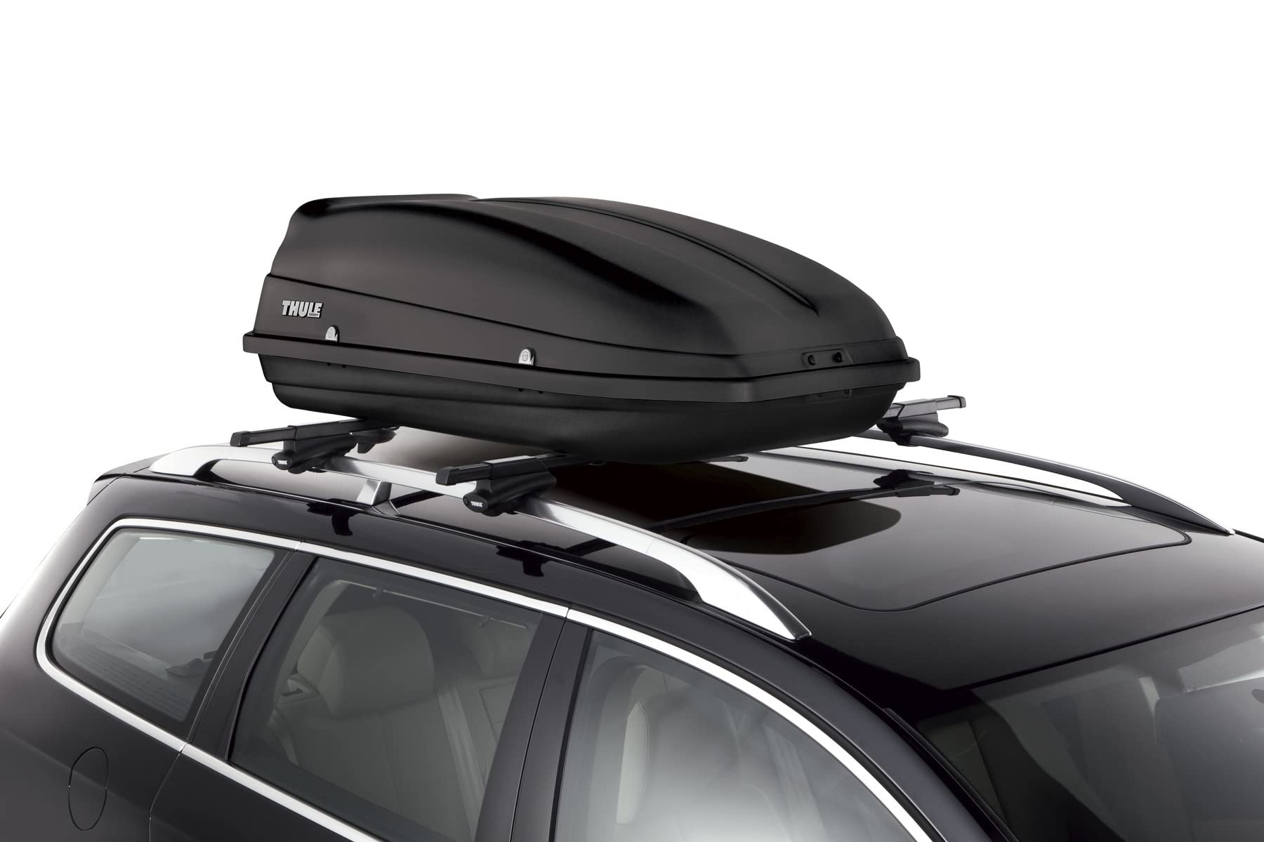 Thule SideKick Rooftop Cargo Box - Durable Waterproof Car Top Storage Carrier for SUVs & Sedans - Perfect for Road Trips, Camping Gear & Luggage Storage