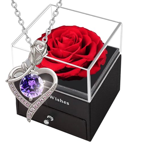 Purple Crystal Necklace