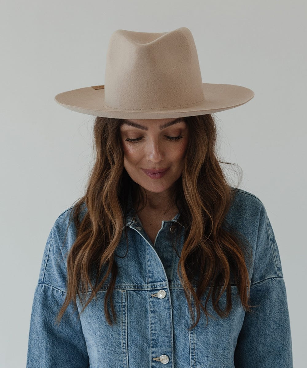 Stylish Ava Fedora Hat for Women - Classic Wide Brim Sun Hat for Outdoor, Beach, and Summer Fashion