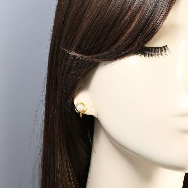 18K Yellow Gold Pearl Earrings for Women - Elegant Cultured Pearl Stud Earrings - Perfect for Weddings, Parties & Special Occasions
