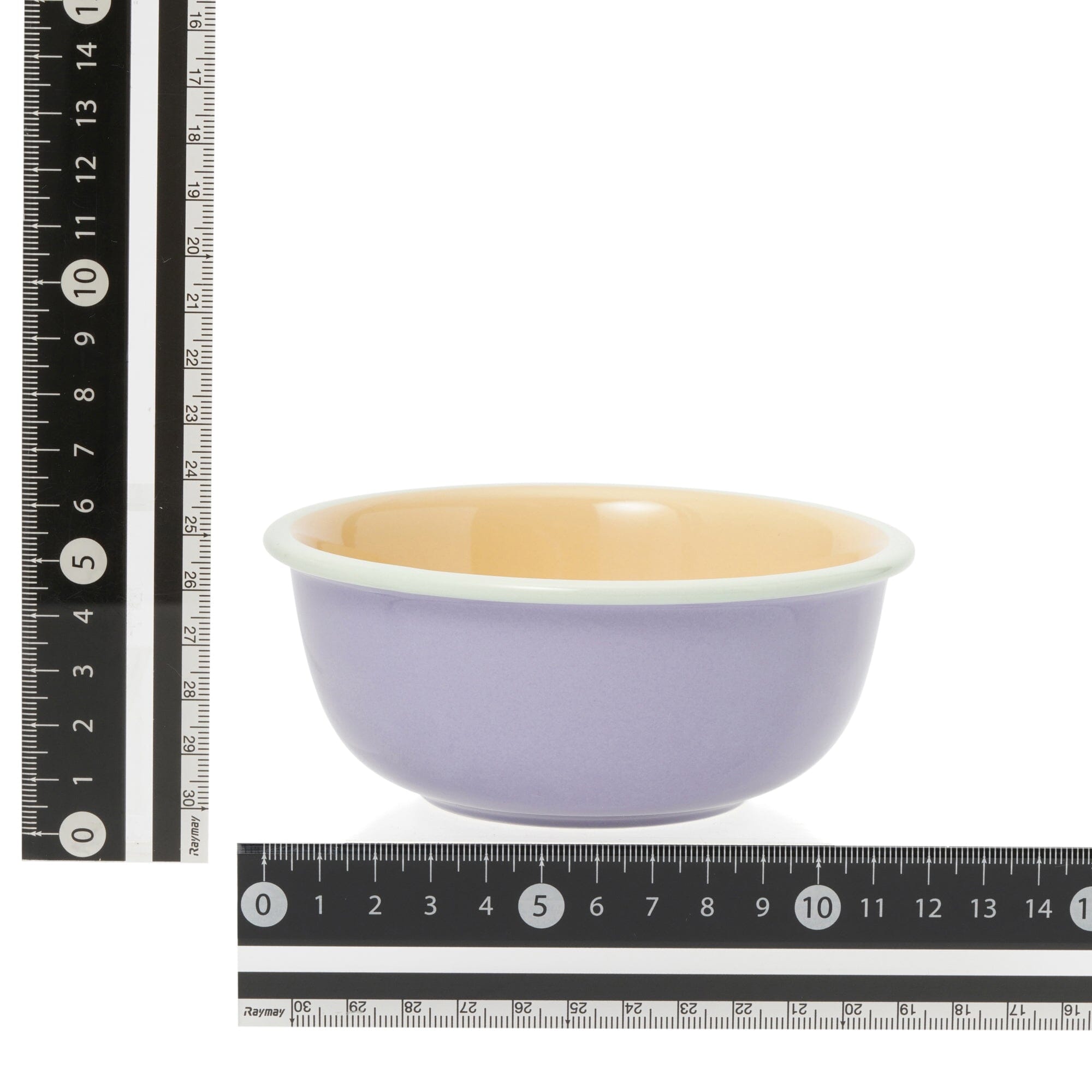 Vibrant Yellow and Purple Color Rim Bowl - Small Ceramic Serving Dish for Salads, Snacks, and Desserts | Perfect for Home Dining, Parties, and Gifts
