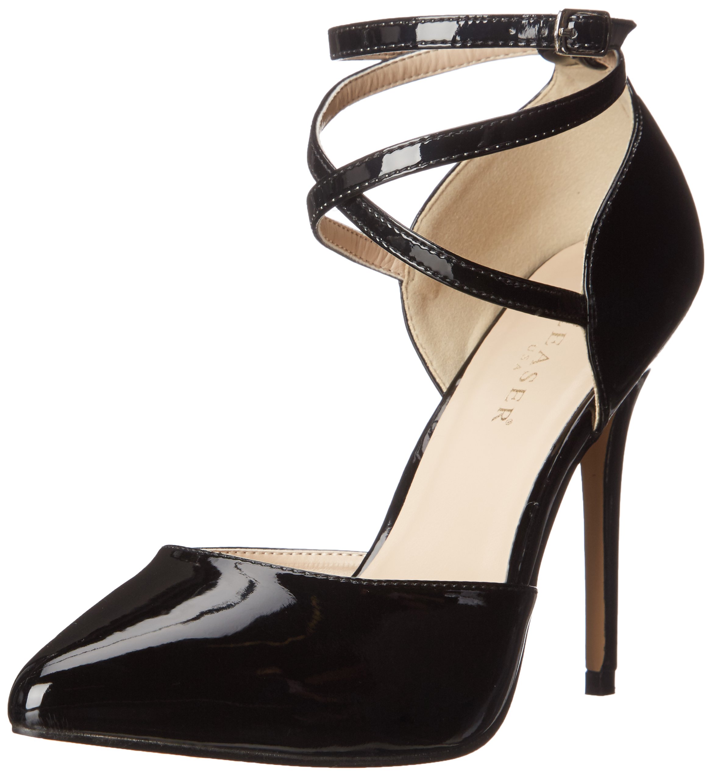 Pleaser Women's AMU25/B High Heel Dress Pump - Elegant Pointed Toe Stiletto Heels for Evening Parties, Prom, and Formal Events