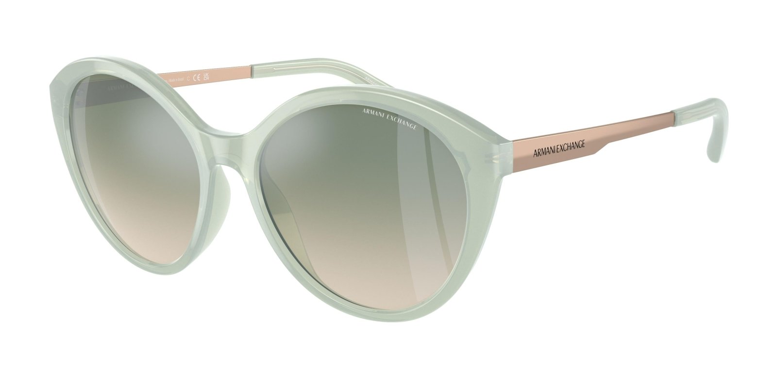 Armani Exchange 4134S Polarized Sunglasses for Men & Women - UV Protection, Fashion Aviator Style - Perfect for Driving, Beach & Outdoor Activities