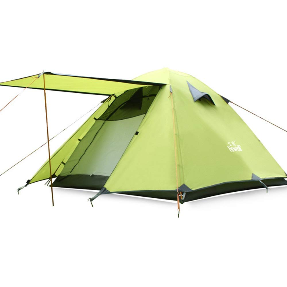 Lightweight Green Backpacking Tent for Outdoor Camping & Hiking - One Size Portable Waterproof Shelter for Family Adventures, Beach Trips & Wilderness Exploration