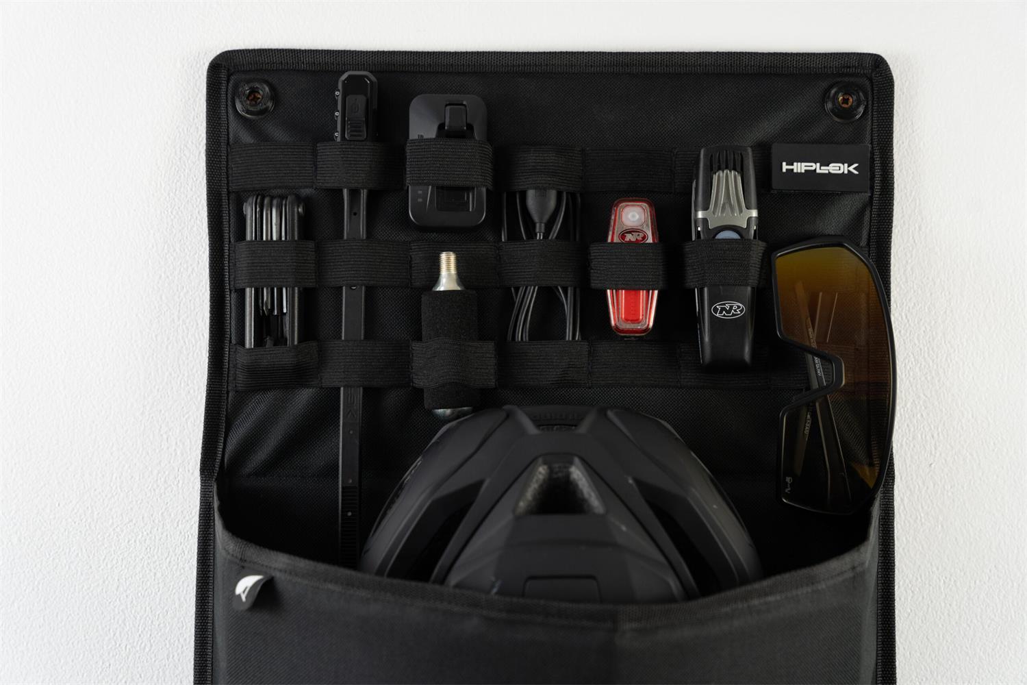 Hiplok Bike Gear Organizer - Durable Cycling Accessory Storage for Bikes, Helmets & Tools | Perfect for Garage, Shed & Outdoor Use