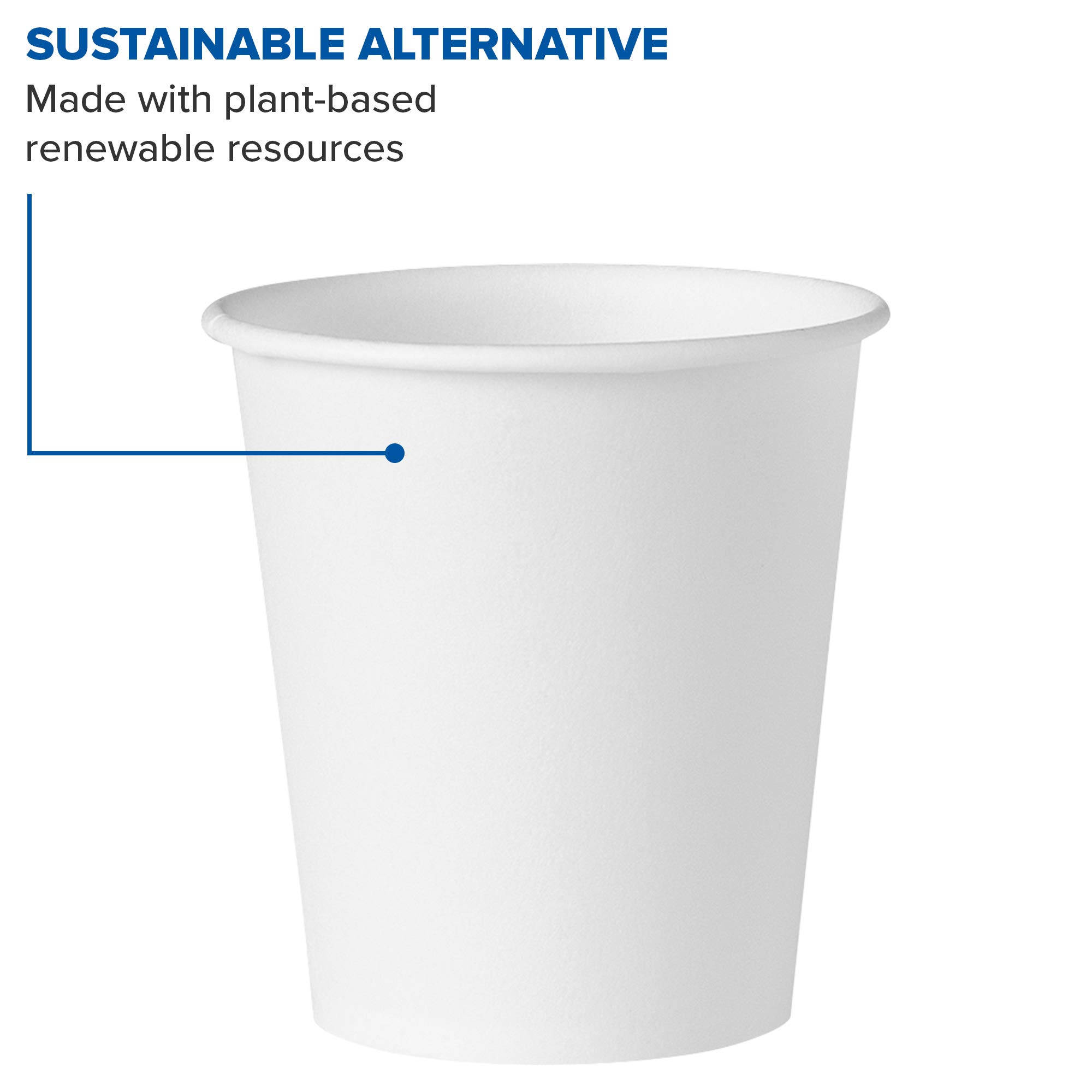 Solo 44-2050 3 oz White Disposable Paper Cups - Case of 5000 - Perfect for Coffee, Tea, Parties & Catering Events