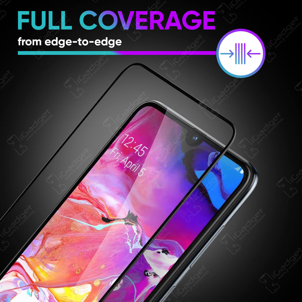 Samsung Galaxy A72 4G/5G Screen Protector - Ultra Clear Full Coverage Tempered Glass for Scratch & Impact Protection - Perfect for Daily Use, Gaming, and Outdoor Activities