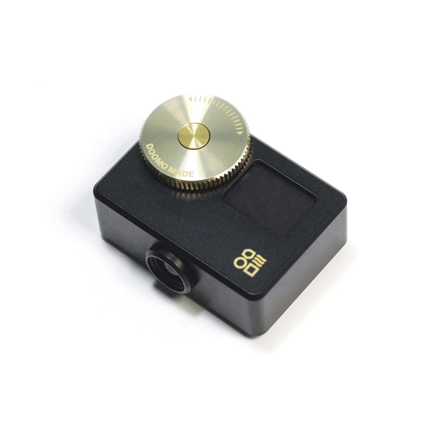 OLED Light Meter for Vintage Cameras - Brass Dial Version with New Screen Design | Real-Time & One-Button Metering | Perfect for Film Photography, Outdoor Shooting & Low Light Conditions