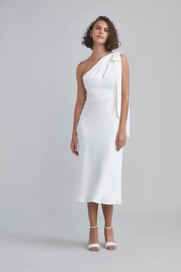 Amsale LW193 Women's Wedding Dress Size 4 - Elegant Bridal Gown for Church Ceremony & Outdoor Wedding Photography