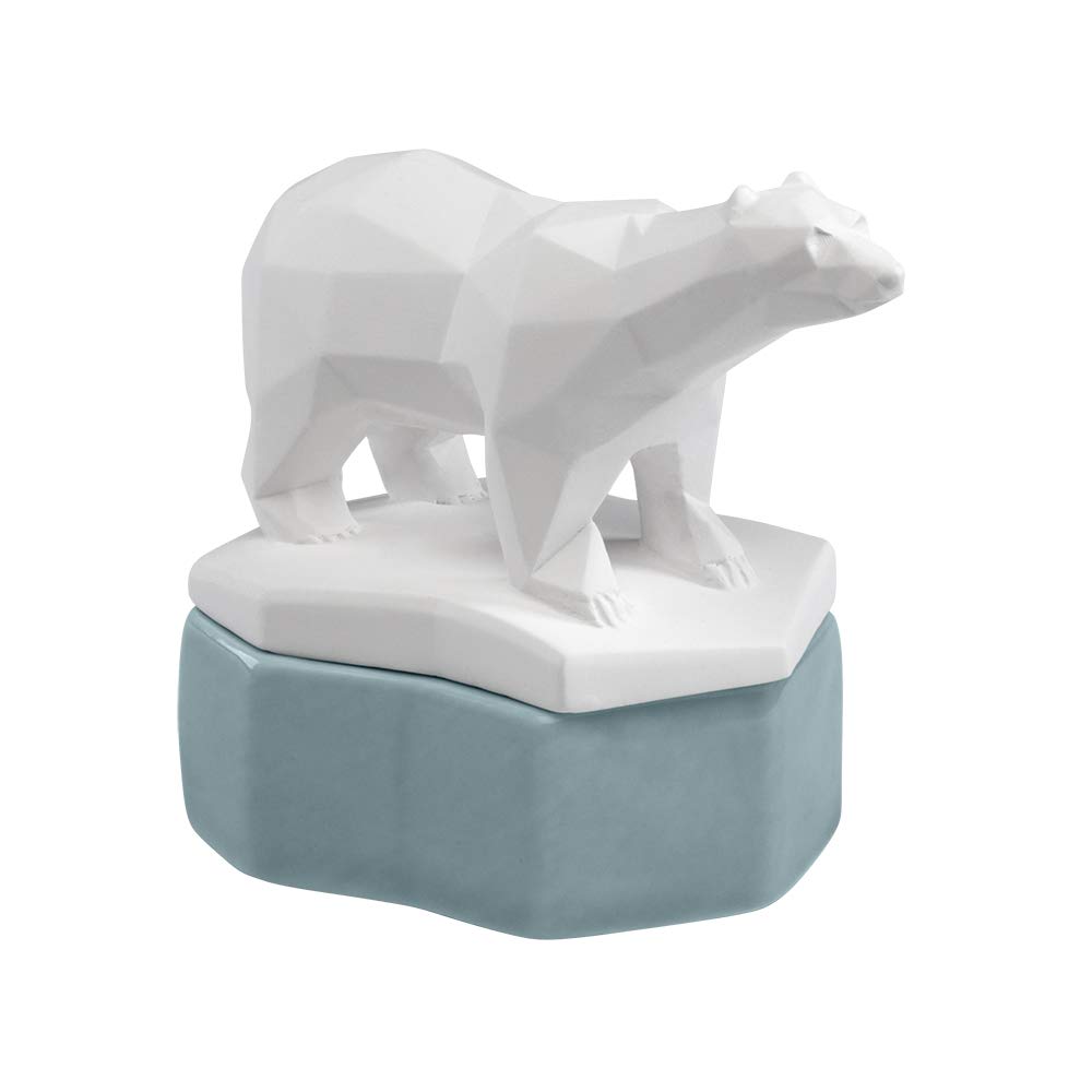 Ellia Polar Bear Porcelain Essential Oil Diffuser - Holiday Home Decor, Aromatherapy Gift for Christmas, Winter & Cozy Home Scents