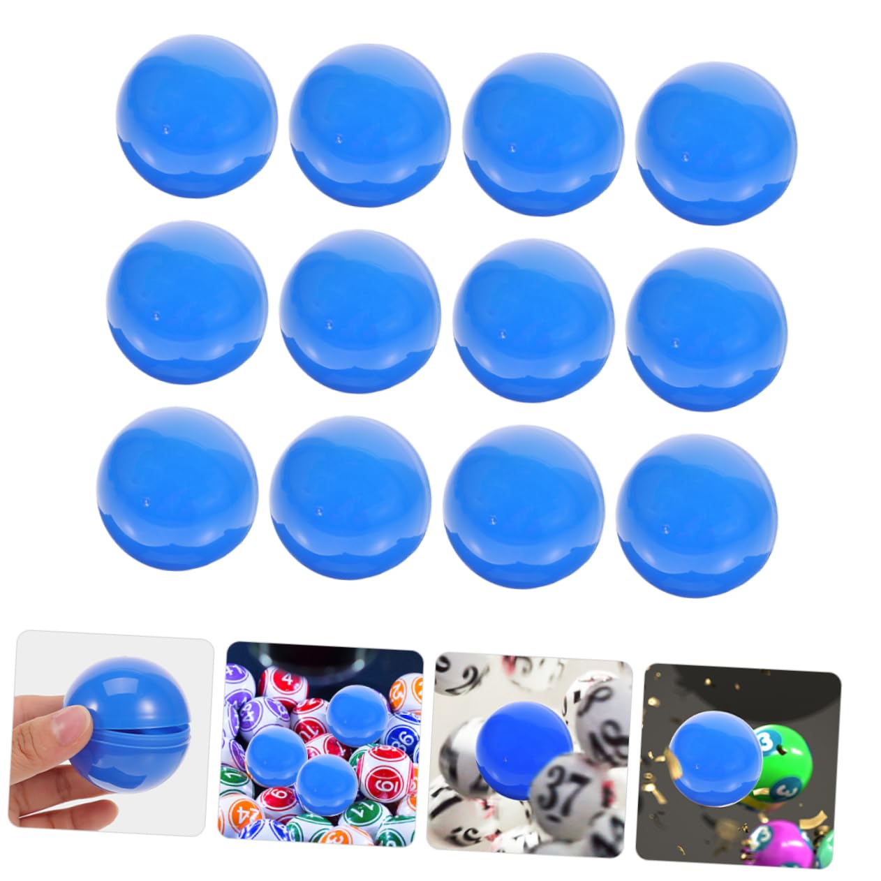 Outanaya 12-Piece Ball Game Set - Colorful Sphere Balls for Party Games, Entertainment & Fun Activities | Perfect for Kids' Parties, Carnival Games & Outdoor Play