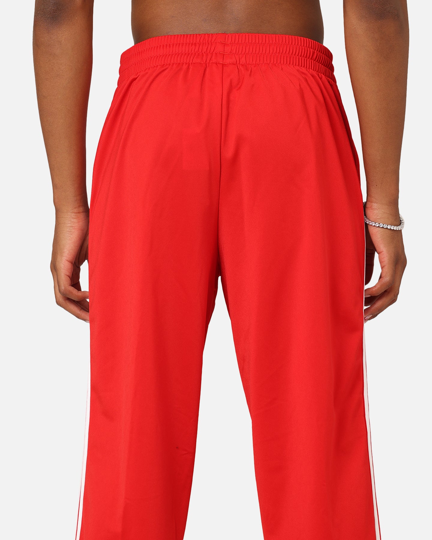 Adidas Adicolor Classics Firebird Track Pants - Better Scarlet/White - Men's Athletic Joggers for Running, Gym & Casual Wear