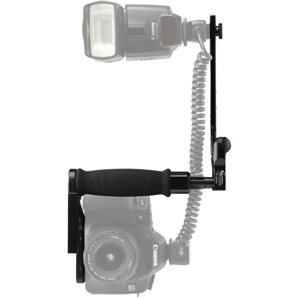 Custom CB Junior Flash Rotating Bracket Kit - Heavy Duty Metal Mounting Bracket for Photography Lighting Equipment | Perfect for Studio, Portrait, and Outdoor Photography Setups