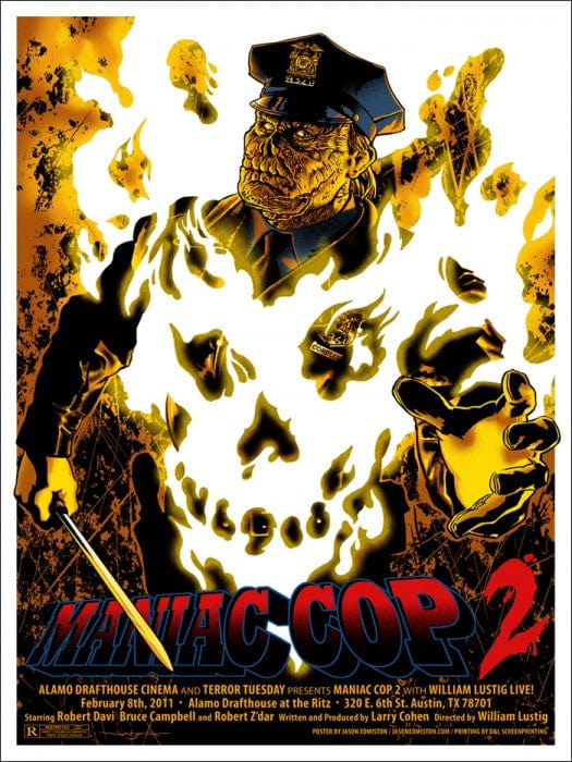 Maniac Cop 2 Movie Poster by Jason Edmiston - Premium Horror Film Wall Art for Home Theater & Collector's Display