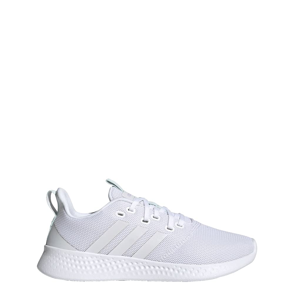 adidas Women's Puremotion Running Shoes - Lightweight & Breathable for Jogging, Gym Workouts (White/White/Halo Mint, Size 7) | Perfect for Road Running, Treadmill Training & Fitness Activities