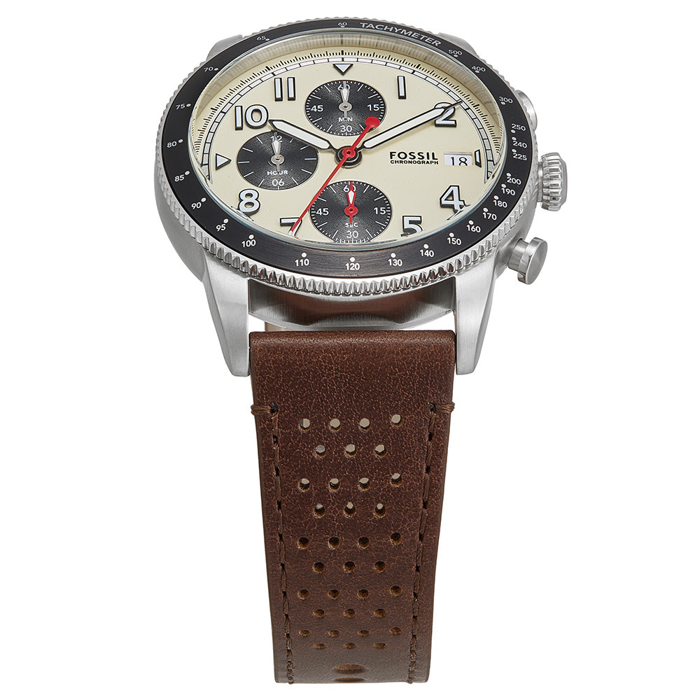 Fossil Sport Tourer FS6042 Chronograph Watch for Men - Stylish Analog Chronograph with Date Function - Perfect for Casual, Business & Outdoor Activities