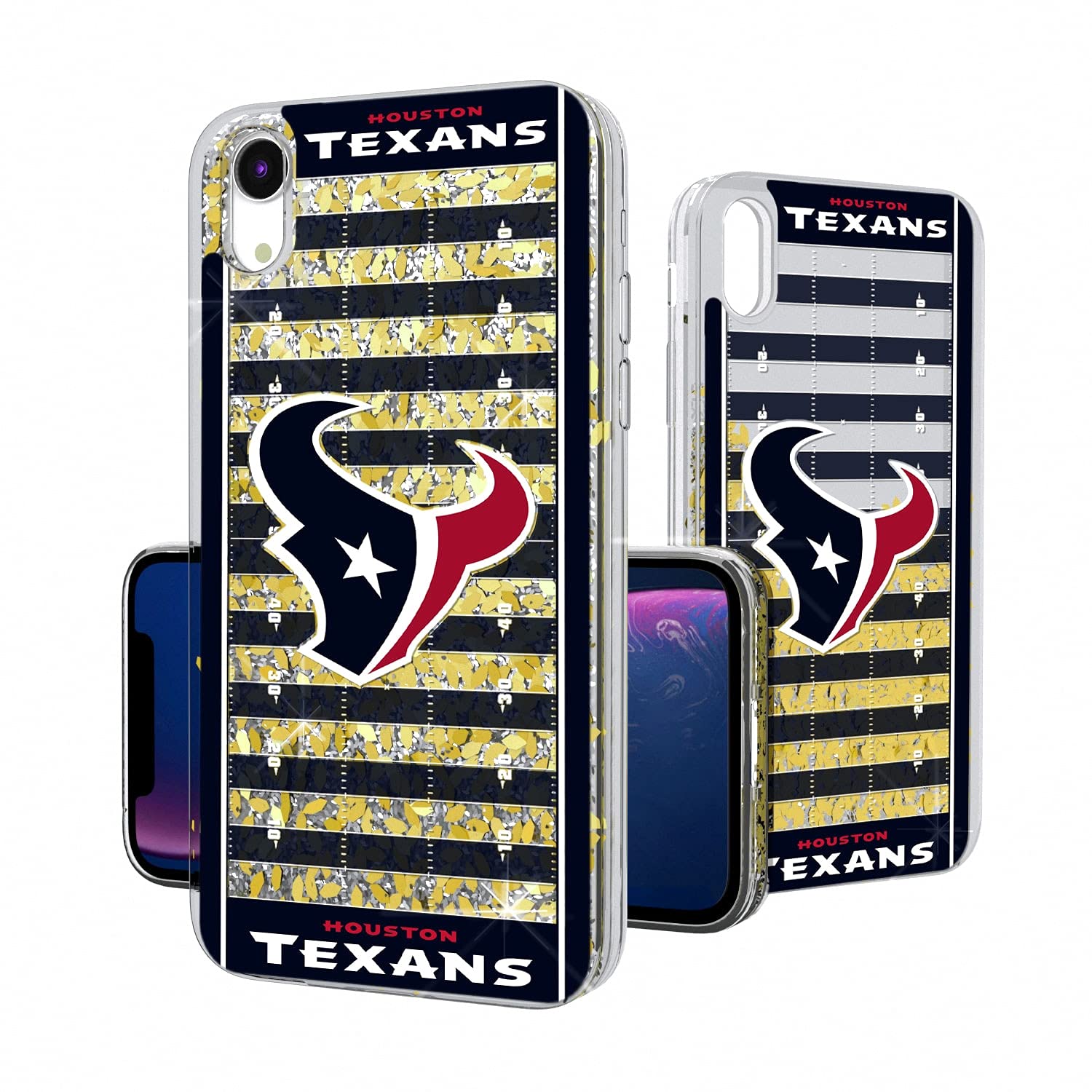 NFL Team Logo Glitter iPhone Case - Custom Printed Football Design, Protective Phone Cover for iPhone - Perfect for Game Day, Tailgating & Showing Team Spirit