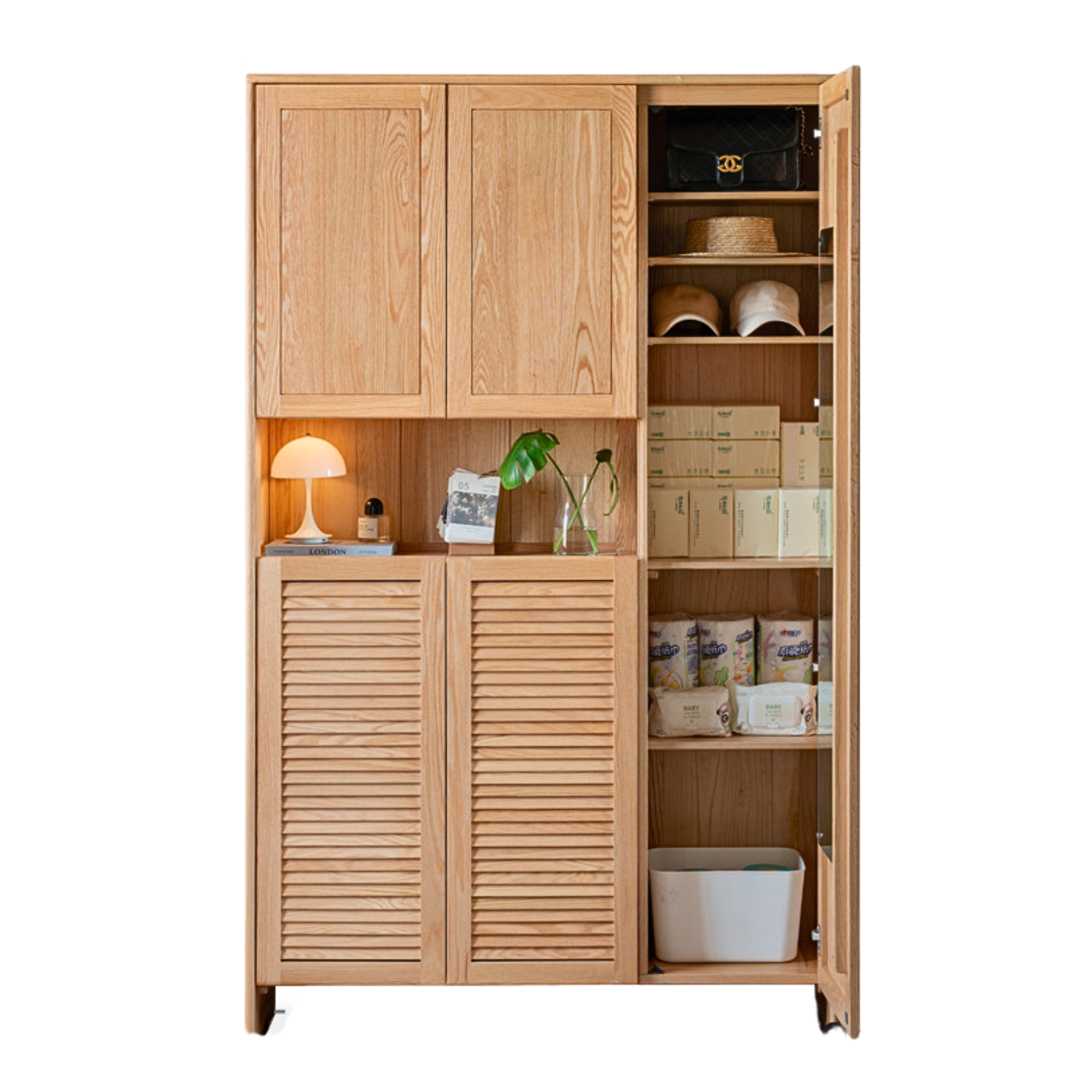 47.2x13.8x78.7 inch/ 120x35x200 cm/ Natural wood color/ cabinet  entrance