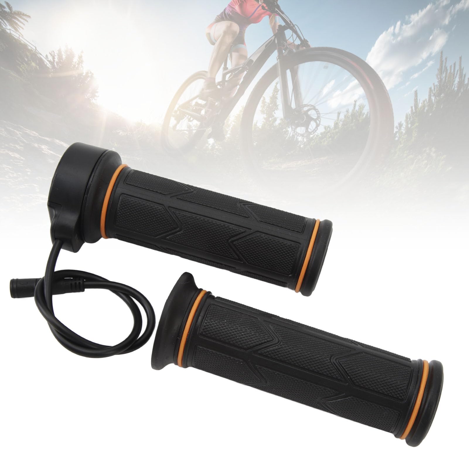 Universal 12-72V Twist Throttle Grip for Electric Bikes, Scooters & Motorcycles - Compatible with BBS01, BBS02, BBSHD - Perfect for Commuting, Off-Road Adventures & Urban Riding