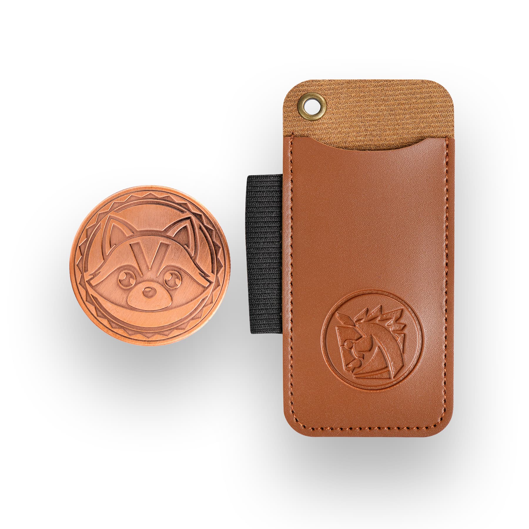 Raccoon Coin & Vosteed Knife Sheath X0141 X0142 - Premium EDC Accessories for Outdoor Enthusiasts | Perfect for Camping, Hiking & Survival Gear
