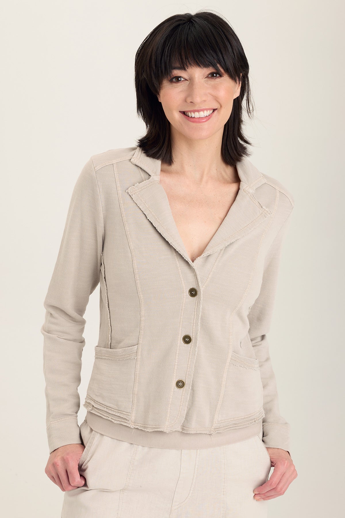 Stylish Terry Damia Blazer for Women - Trendy Office & Formal Wear - Perfect for Business Meetings, Weddings & Special Occasions